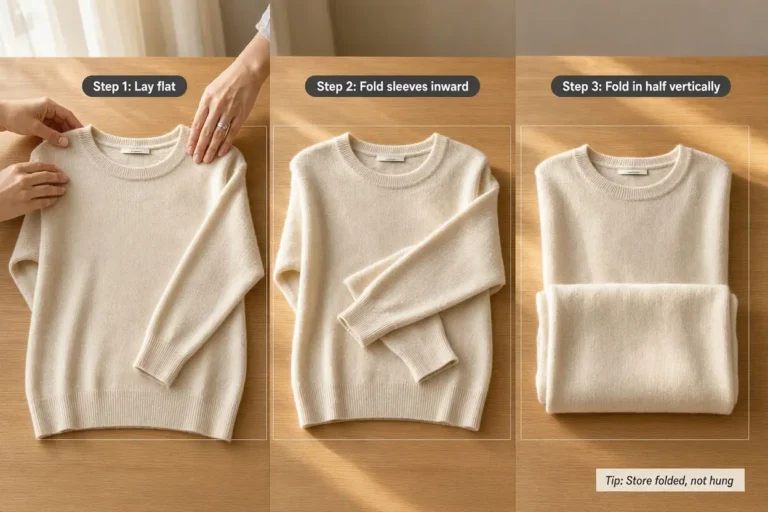 How to Fold a Sweater to Prevent Stretching