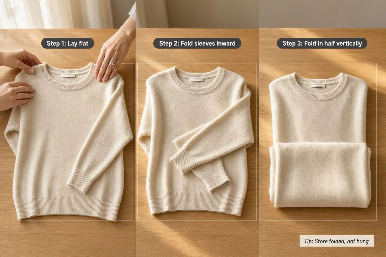 How to Fold a Sweater to Prevent Stretching