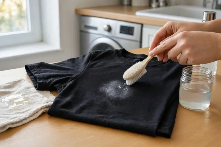 How to Remove Deodorant Stains From Black Clothes