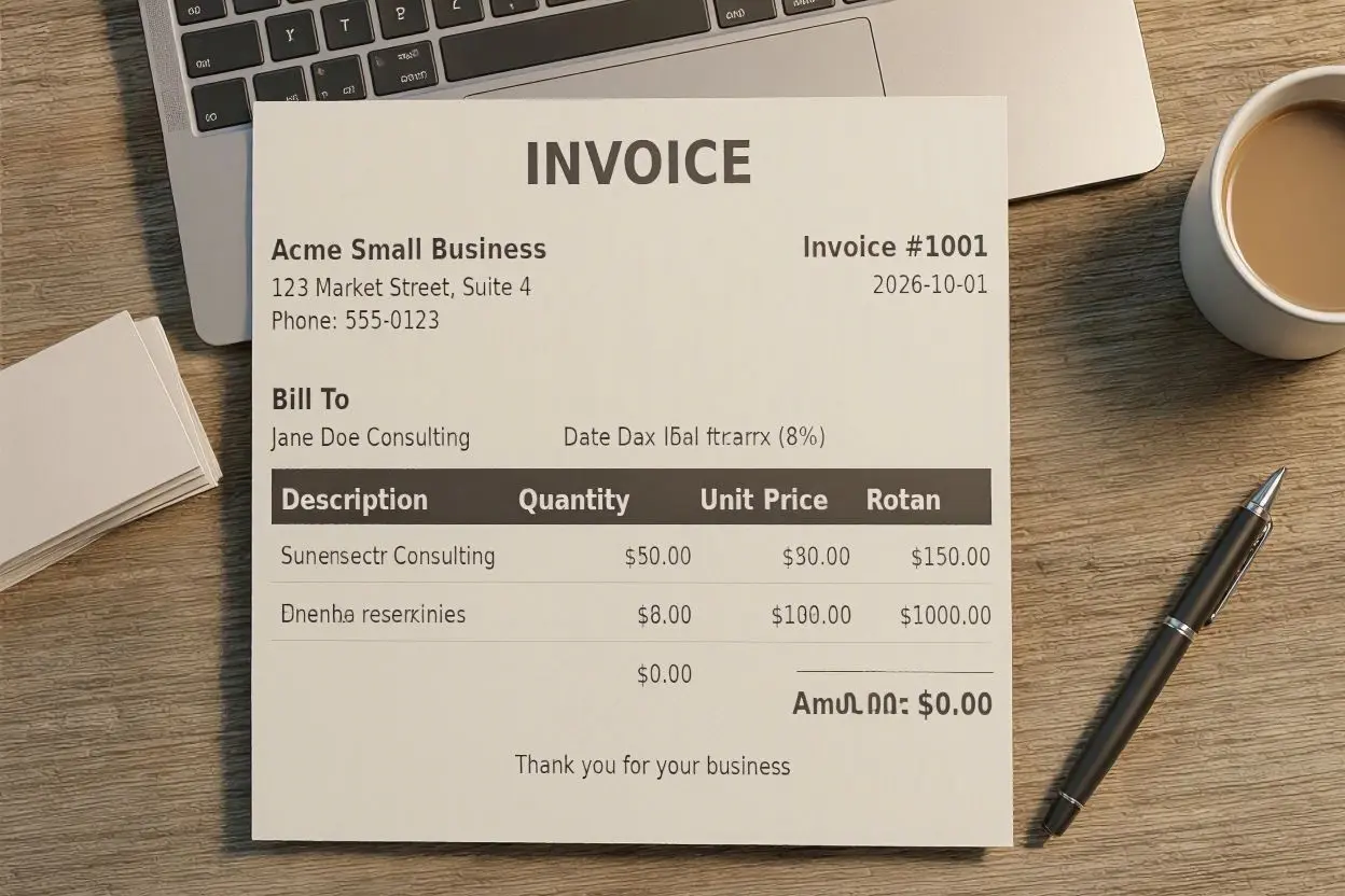 How to Write a Simple Business Invoice for Small Businesses